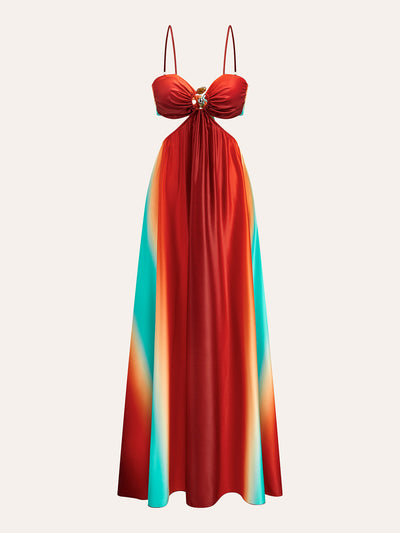 Sukienka Solenne - Kolorowa i Elegancka