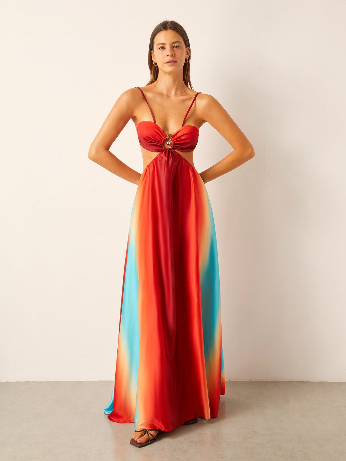 Sukienka Solenne - Kolorowa i Elegancka