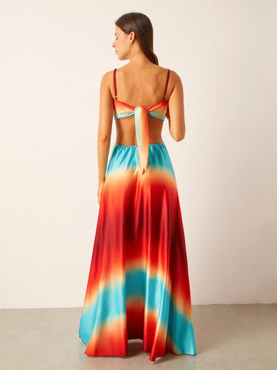 Sukienka Solenne - Kolorowa i Elegancka